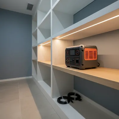 Portable Power Station stored safely indoors with ideal conditions