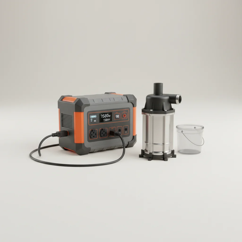 Portable Power Station for Sump Pump: How Long Will It Last?